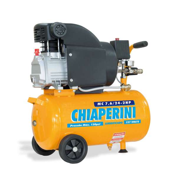 visualizar COMPRESSOR AR 2,0HP 7,6/24L 120 LB MONOFÁSICO CHIAPERINI ventilador em Belo Horizonte, cloro em BH, venda de cloro,,