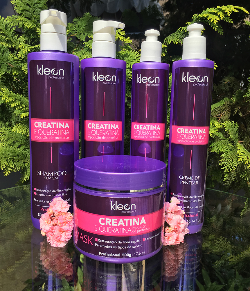 creatina, queratina, hidratao, reposio, protenas , Cosmticos, Distribuidor, cosmticos profissionais, comprar shampoo, mscaras hidratao, progressiva sem formol, distribuidor, vender cosmticos, vender shampoo, representante , Kleon Professional