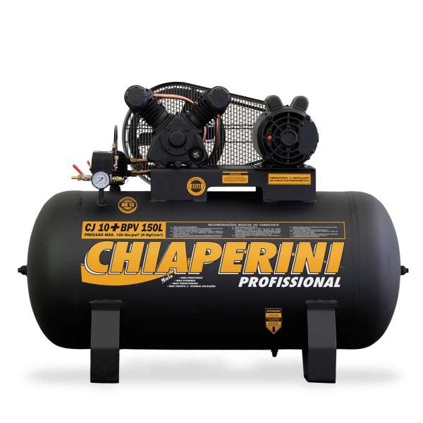 visualizar COMPRESSOR AR 2,0HP 10 /150L 120 LB TRIFÁSICO CHIAPERINI ventilador em Belo Horizonte, cloro em BH, venda de cloro,,