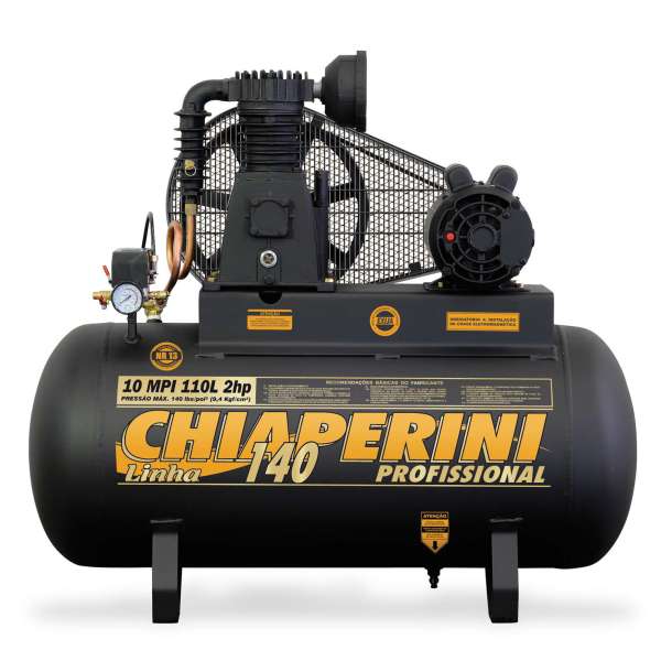 visualizar COMPRESSOR AR 2,0HP 10/110L 140LB MONOFÁSICO CHIAPERINI ventilador em Belo Horizonte, cloro em BH, venda de cloro,,