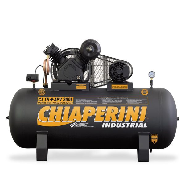 visualizar COMPRESSOR AR 3,0HP 15/200L 175 LB TRIFÁSICO CHIAPERINI ventilador em Belo Horizonte, cloro em BH, venda de cloro,,