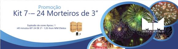 Kit 7 – 24 Morteiros de 3’’ Explosão de cores,fogos indor, fogos para eventos, sparkles para casamentos, neve artificial, jet co2, bolinha de sabao, gerbs , cascata , fogos para reveillon, show pirotecnico, pirotecnia, MAQUINA NEVE, FROOZEN, FOGOS DE ARTIFICIOS, PIROMUSICAL, FOGUETE, FOGOS, ACIONADOR