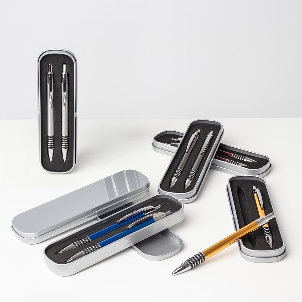 Conjunto de caneta e lapiseira, Estojo de metal personalizado, Kit presente executivo, Conjunto premium para escritrio, Estojo de metal com gravao a laser, Lapiseira e caneta com estojo, Squeeze Personalizado, Canetas Personalizadas, Squeeze Trmica Personalizada, Botons, Chaveiros Personalizados, Canetas Metal Personalizada, Brindes para empresas, Squeezes personalizados para empresas, brindes personalizados, Brindes corporativos, LG BRINDES BH
