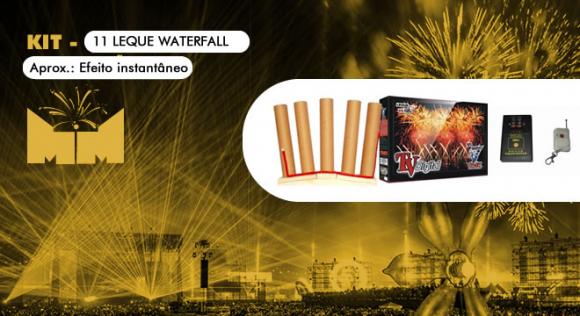 Kit 11- LEQUE WATERFALL,fogos indor, fogos para eventos, sparkles para casamentos, neve artificial, jet co2, bolinha de sabao, gerbs , cascata , fogos para reveillon, show pirotecnico, pirotecnia, MAQUINA NEVE, FROOZEN, FOGOS DE ARTIFICIOS, PIROMUSICAL, FOGUETE, FOGOS, ACIONADOR