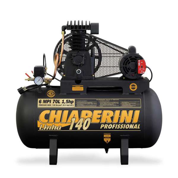 visualizar COMPRESSOR AR 1,5HP P6/70L 140LB BIVOLT CHIAPERINI ventilador em Belo Horizonte, cloro em BH, venda de cloro,,