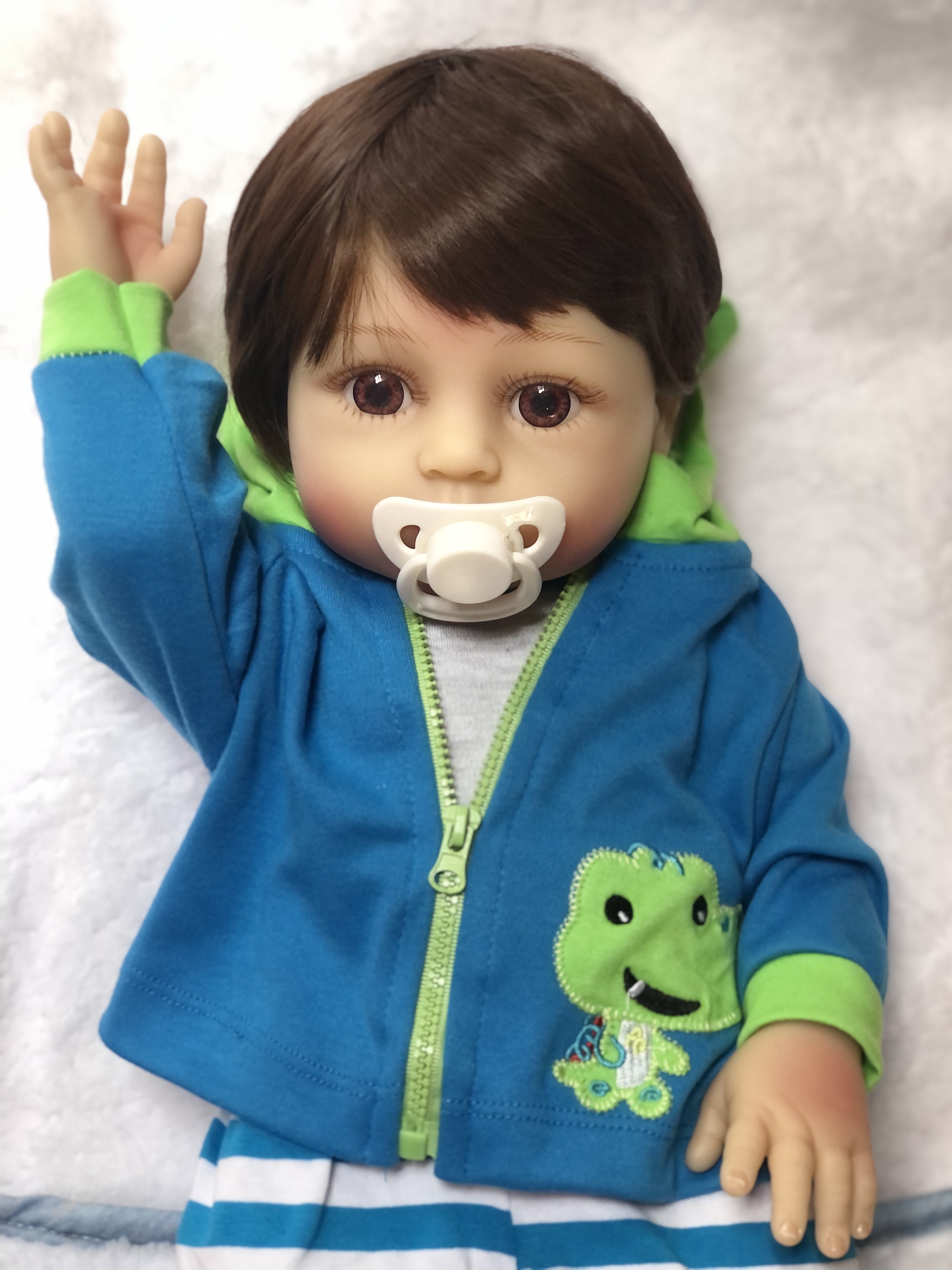 Bebê Reborn Barato Menino Corpo De Silicone Envio Hoje - Corre Que