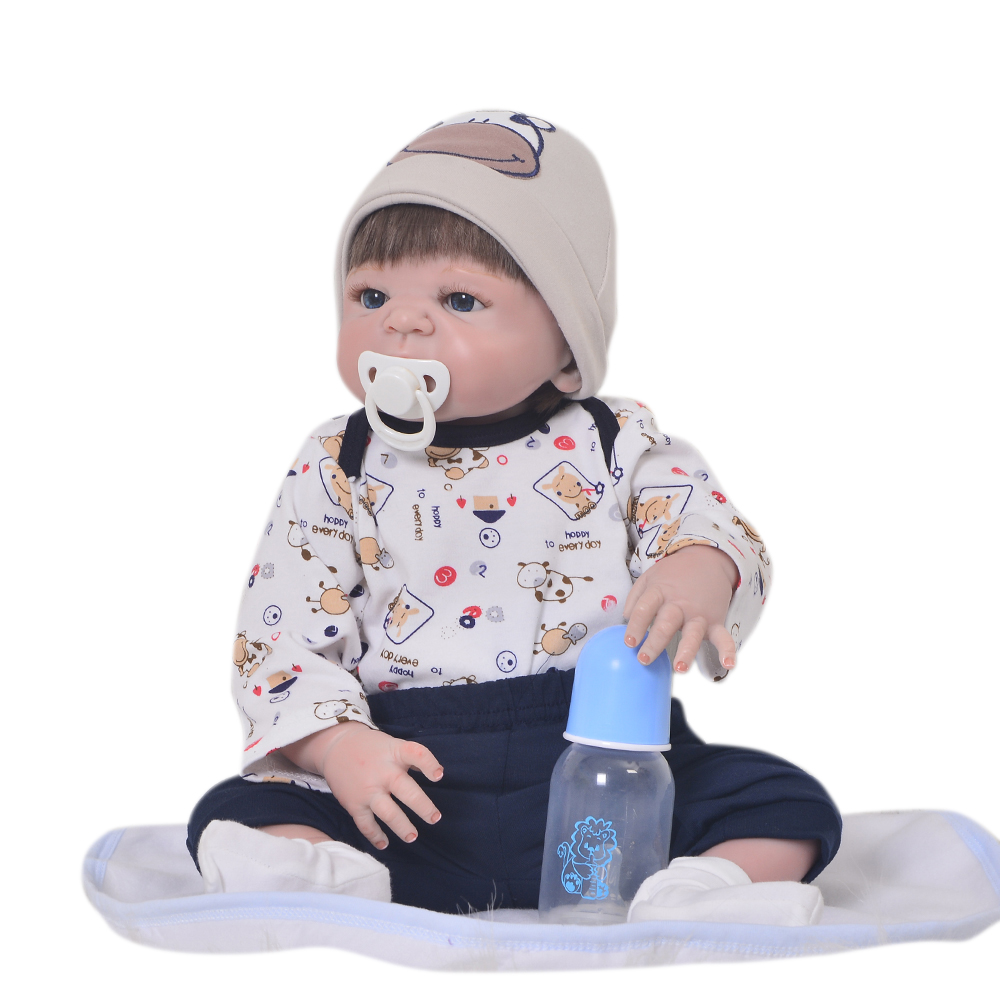 Boneca Bebê Reborn Menino Bruno 100% Silicone - Loja Expresso Roupas &  Acessórios