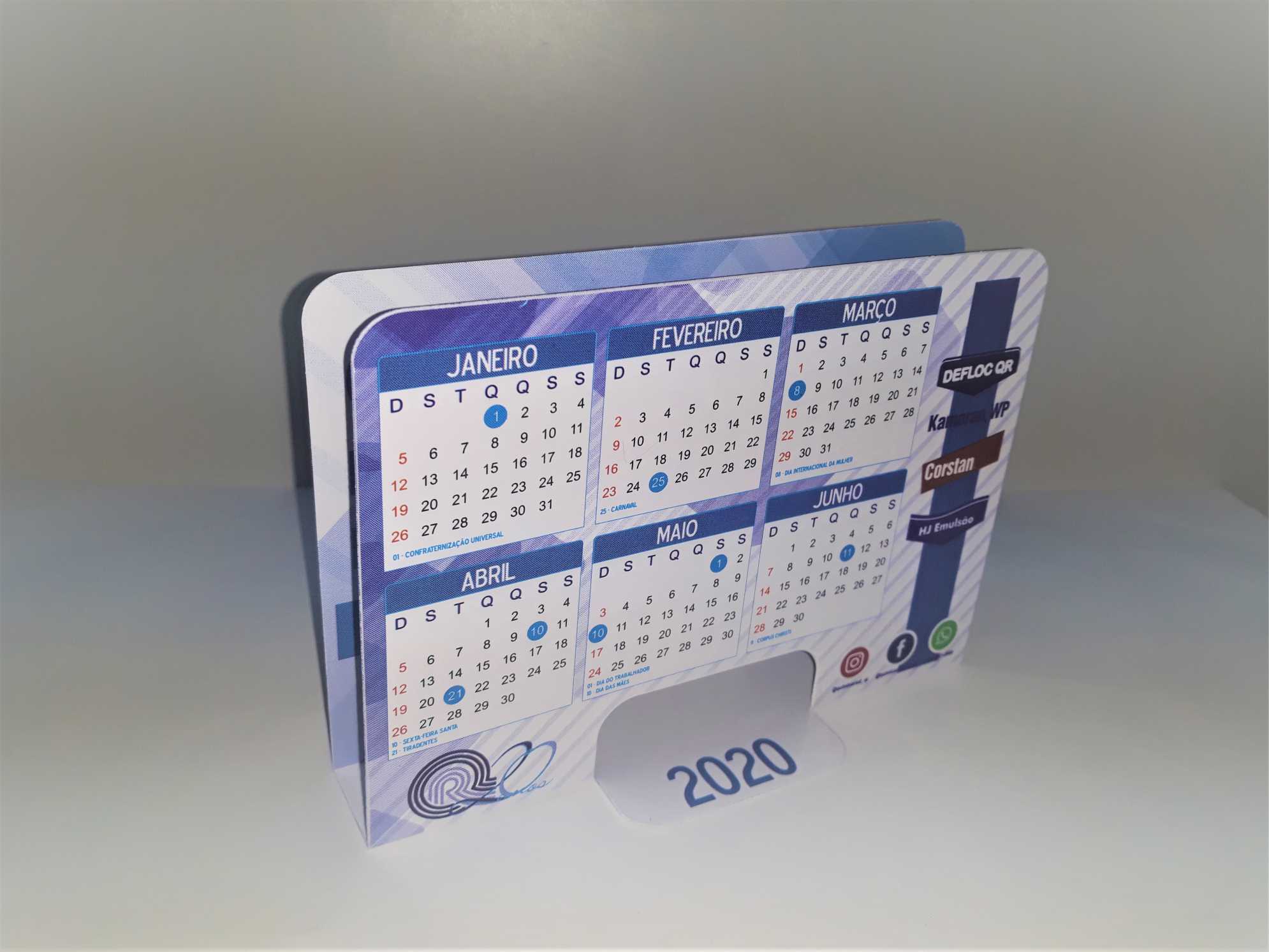 calendrio em PVC BH, calendrio em PVC personalizado, calendrio de brinde BH, loja de brinde em BH, personalizados em BHJ ,