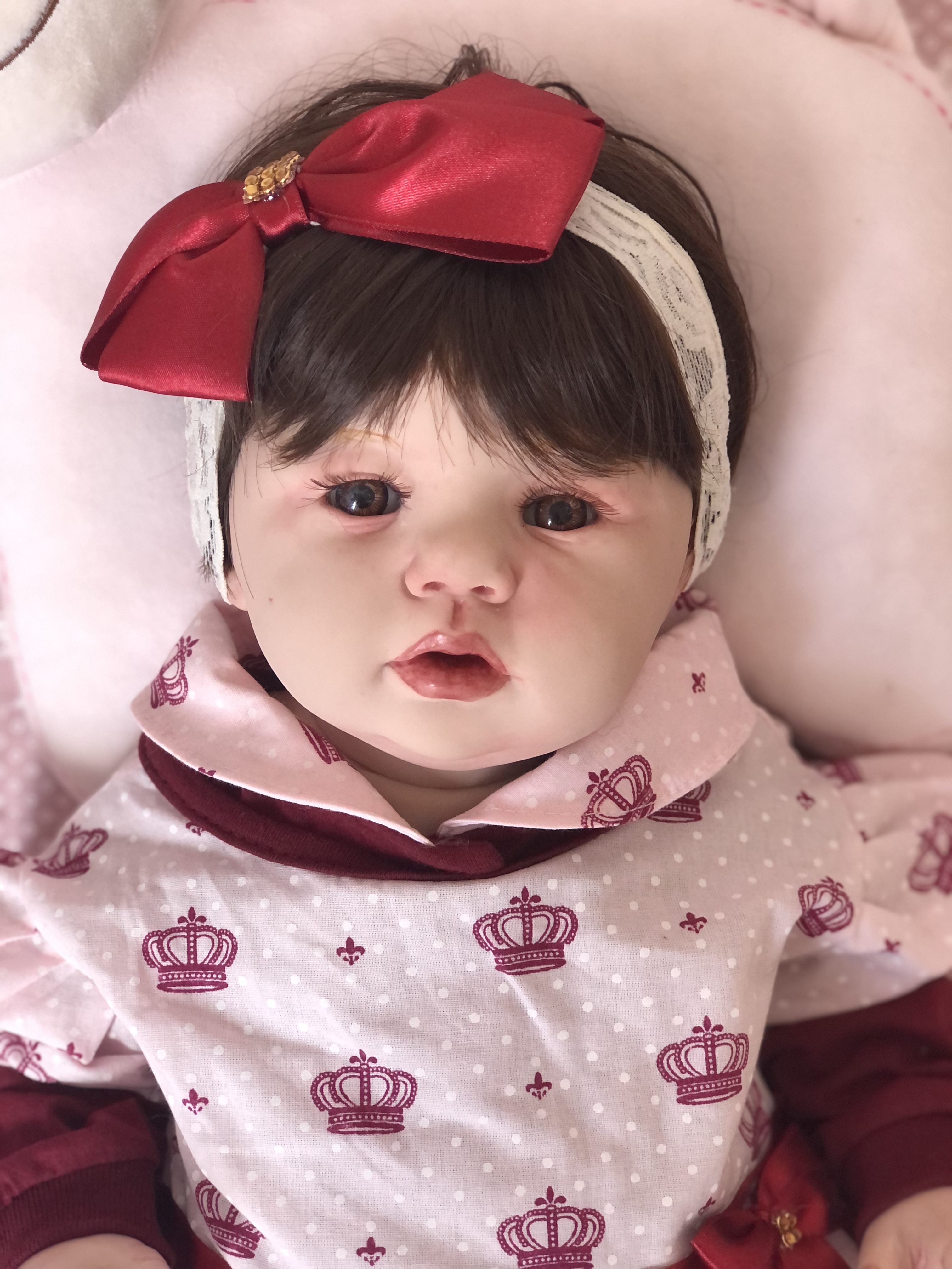 Boneca Realista Bebe Reborn Toda De Silicone Modelo Novo