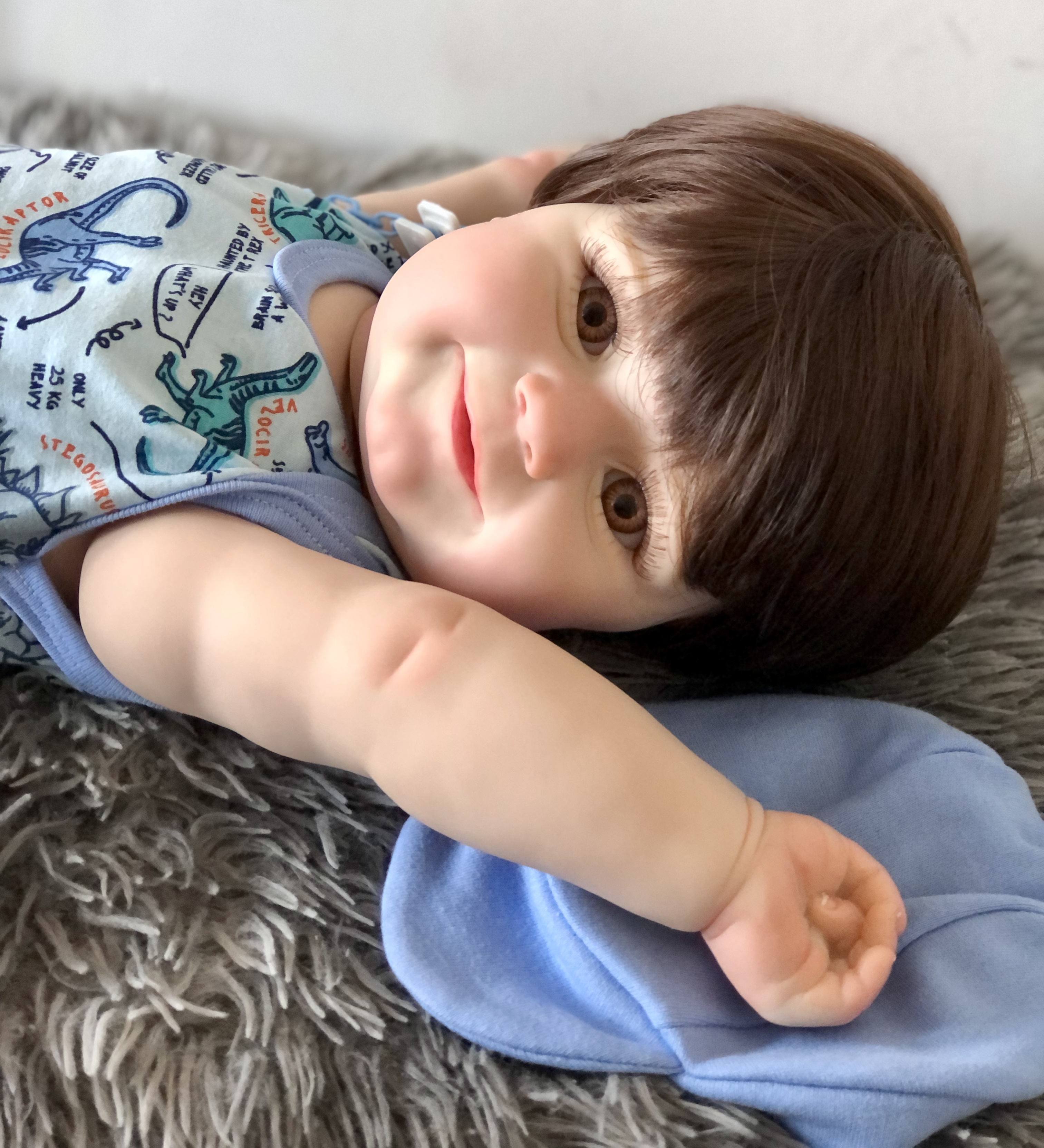 Bebê Reborn Menino Corpo de Silicone Realista