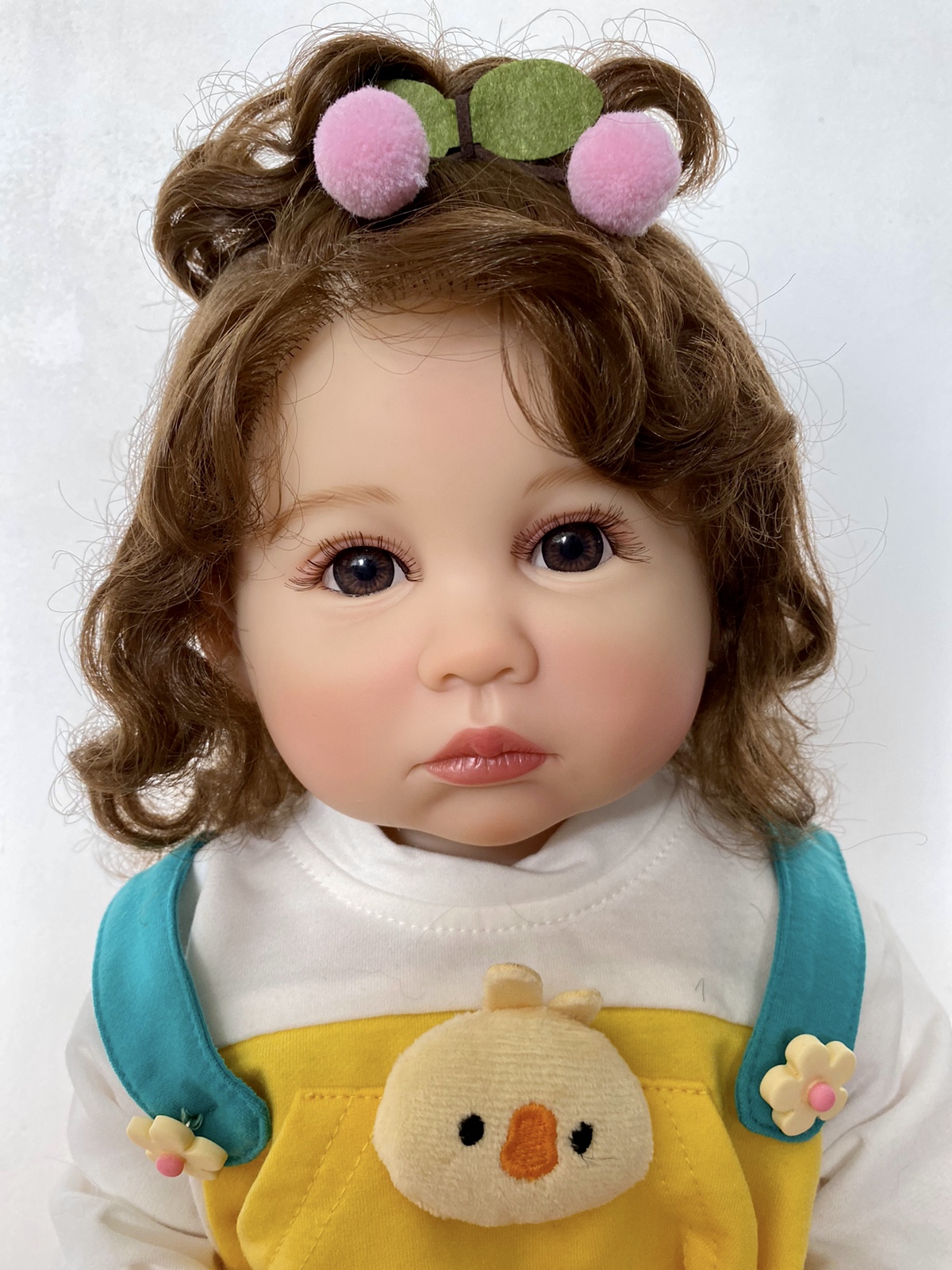 Bebê Reborn Realista Silicone, Boneca Banho, Loirinha